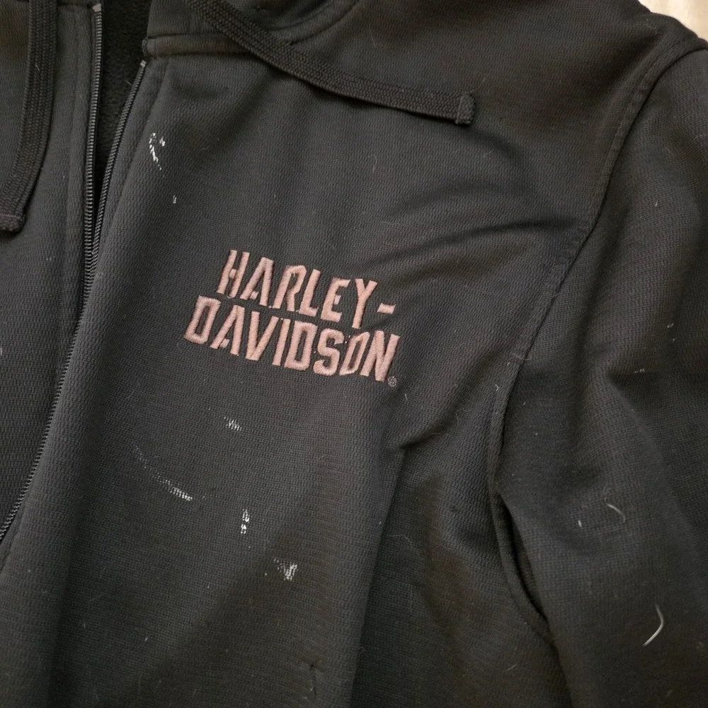 Harley Davidson Zip Up Jacket Size Large Hoodie Motorcycle